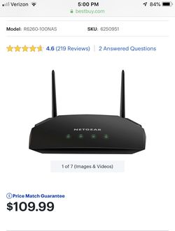 Netgear Nighthawk WiFi Router AC1600