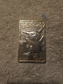 1999 gold plated pikachu