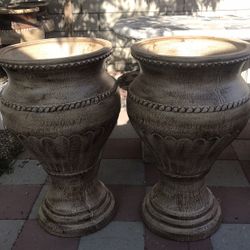 New Flower Pots Made Out Clay Beautiful Yard Decoration 