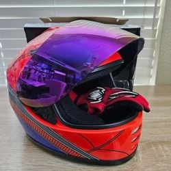 WOW Motorcycle Full Face HelmetYouth Kids: HKYB15