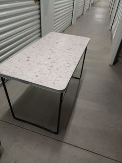 Pink terrazzo table