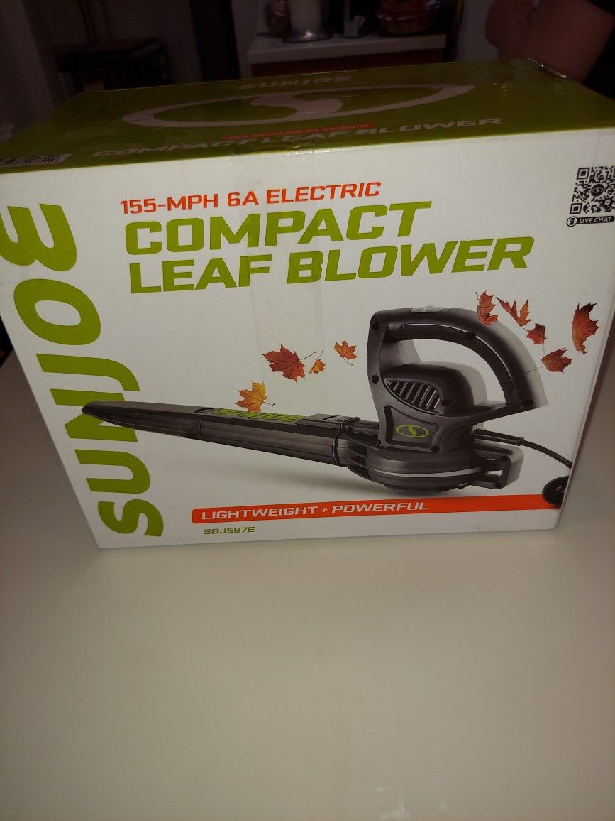 SUNJOE, ELECTRIC LEAF BLOWER ( NEW)