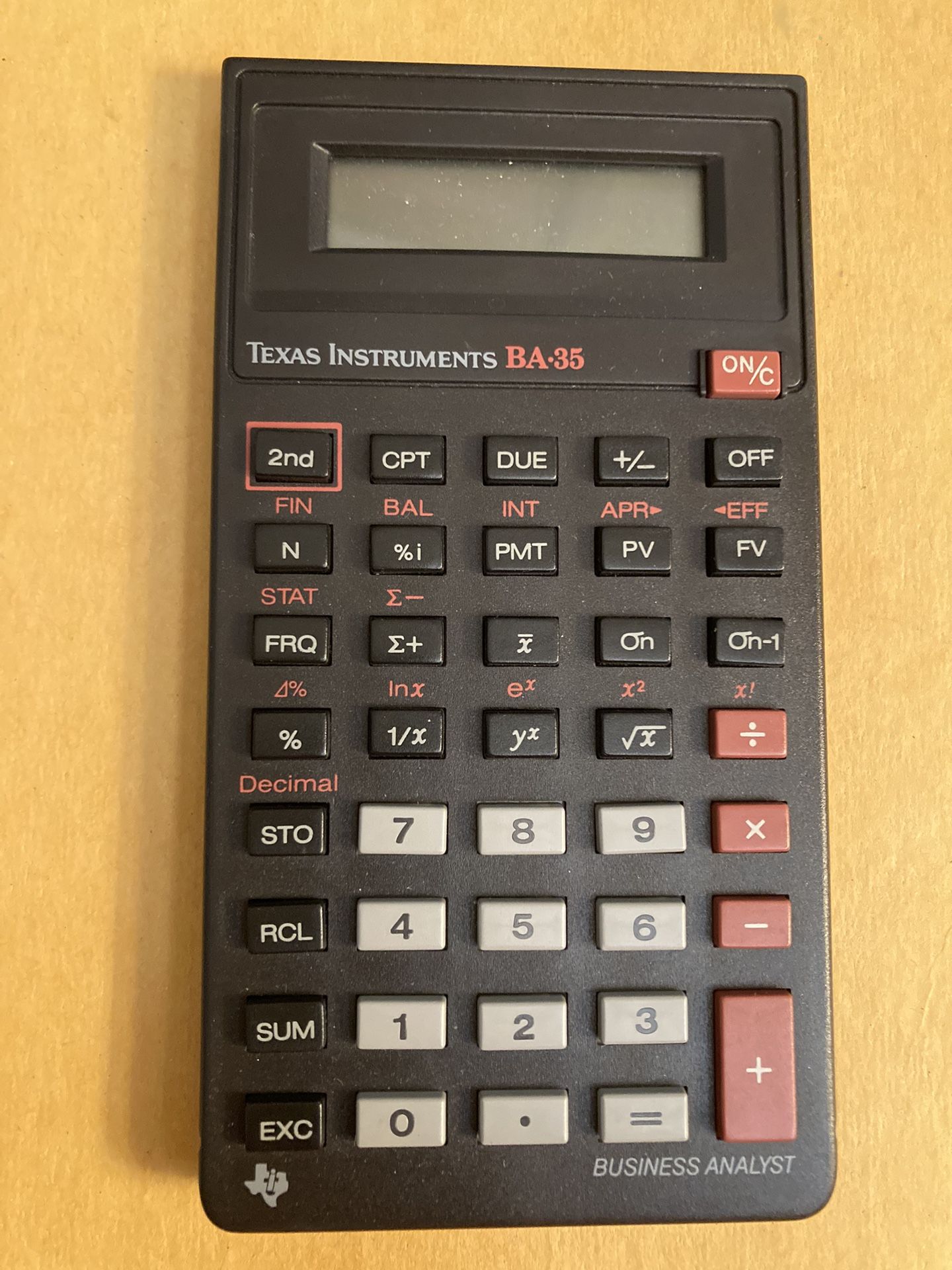 Texas Instruments Business Analyst BA-35
