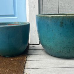 Gorgeous Blue Pots