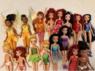 Disney Fairies Tinker Bell Rosetta Fawn Iridessa Silvermist Vidia