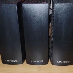 linksys - velop ac2200 tri-band mesh wi-fi 5 system (3 pack) - black