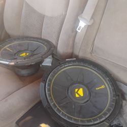 2 12" Kicker Subwoofers  