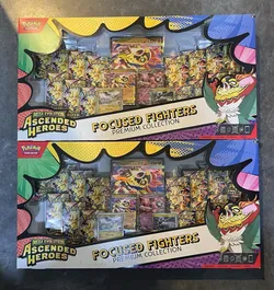 Ascended Heroes Focused Fighters Premium Collection Sam's Club New Sealed