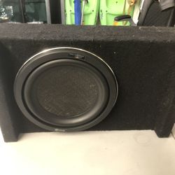 Kenwood 10” Sub In Box 