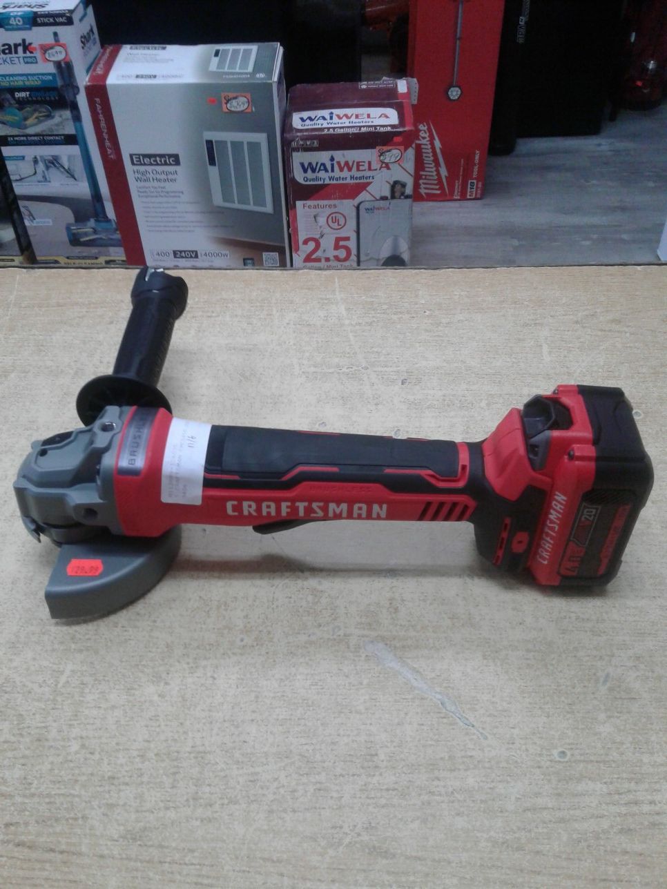 CRAFTSMAN CMCG450B V20 4-1/2-in. Brushless Cordless Small Angle Grinder .......