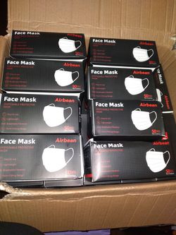 3ply disposable face masks wholesale 40 boxes for 100$!