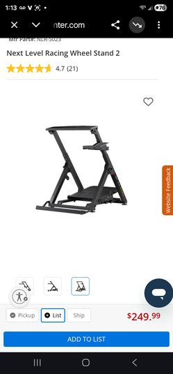 Next level racing wheel stand