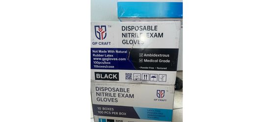 GP Craft disposable Nitrile Exam Gloves, 1000pc