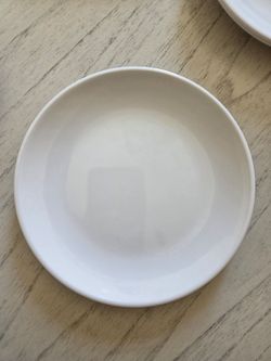 Raihomkit 18 Pack Melamine Appetizer Plates, 5.9 Inch Round White