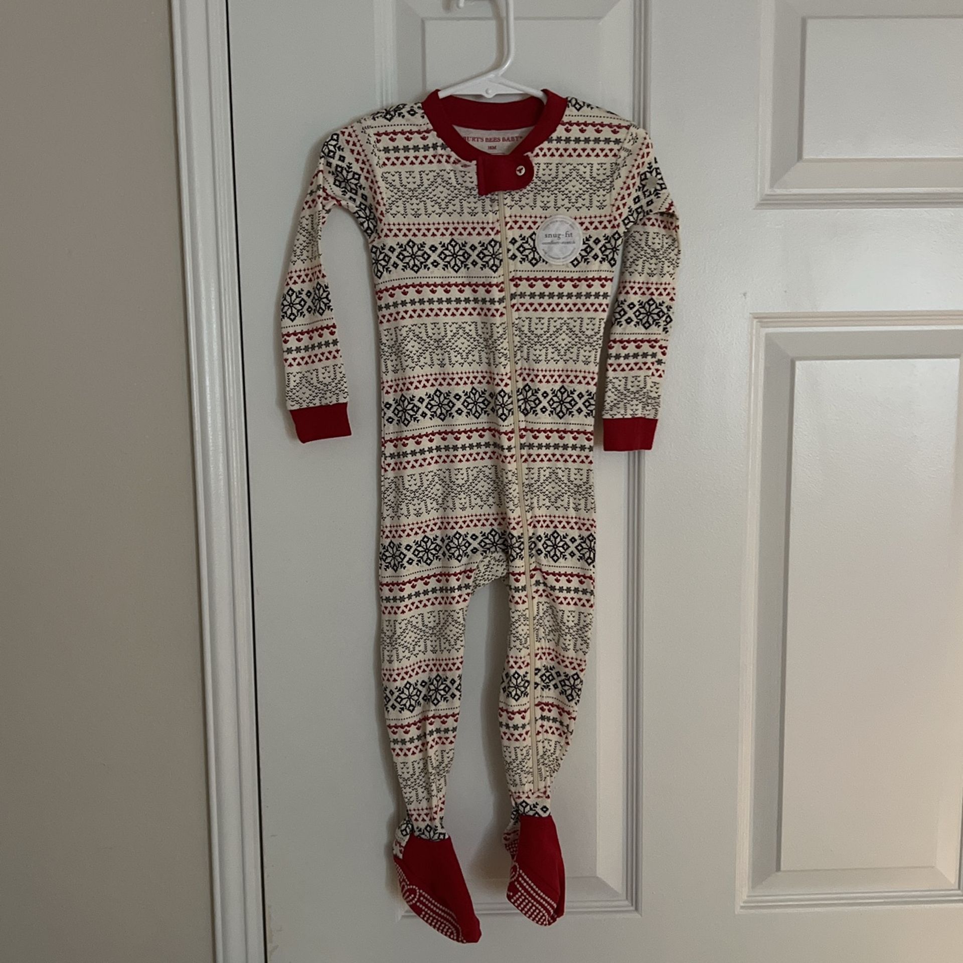 Christmas Baby PJs Burts Bees