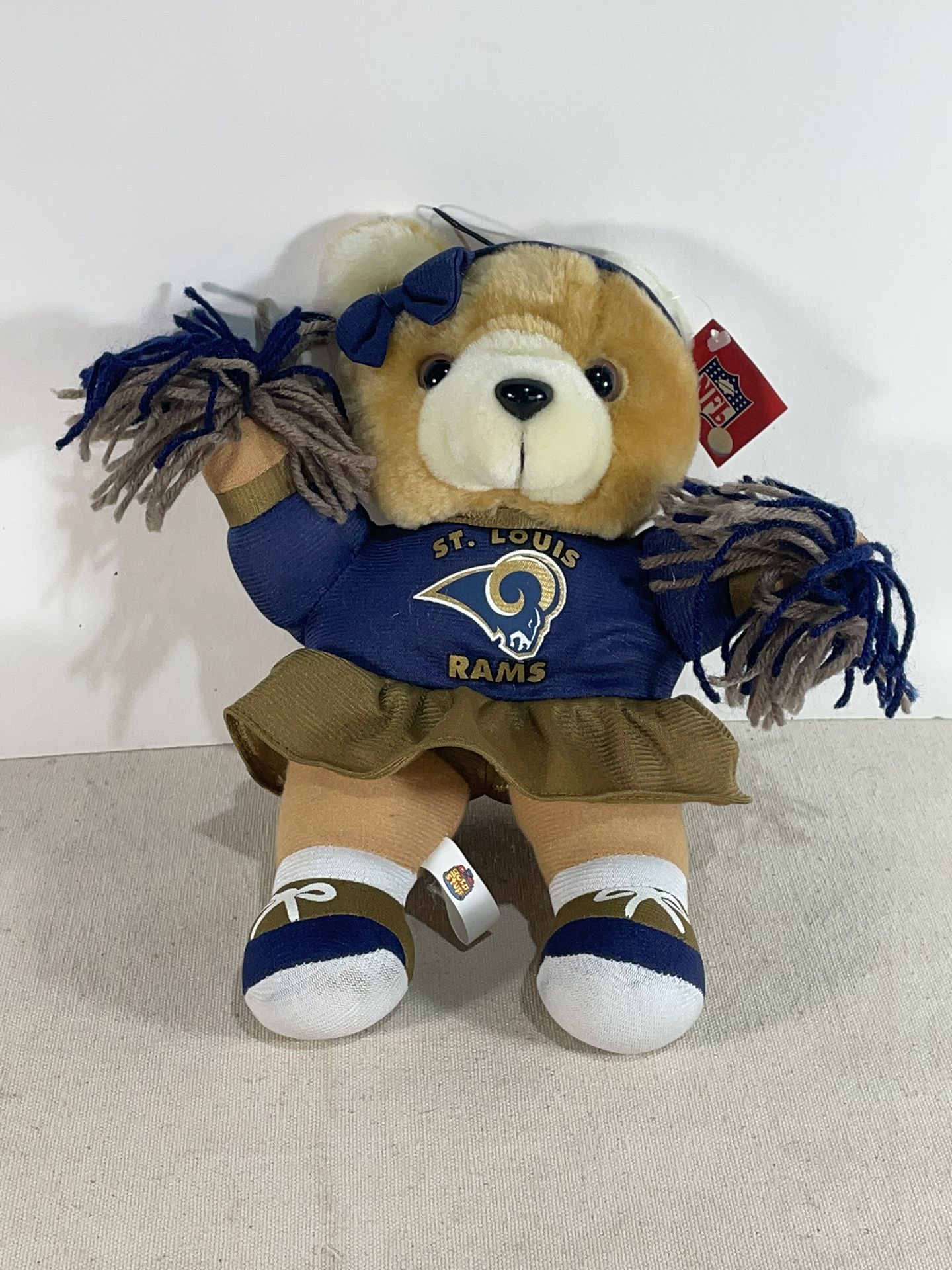 NFL St. Louis Rams Cheerleader Teddy Bear, NEW