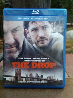 The Drop Blu-ray Movie Tom Hardy James Gandolfini Noomi Rapace No Digital Code!