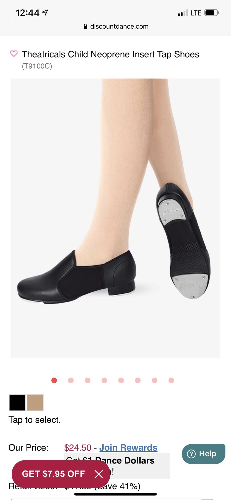 Tap Shoes Worn Once