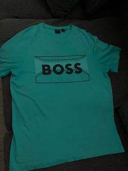 Blue Hugo boss shirt