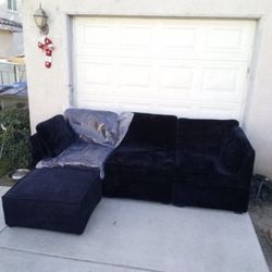 Black Sofa Black Couch Living Room Furniture Sectional Couch Modular Sofa Set Black Sofa Brand New 🆕🆕