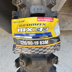 Dunlop MX33 Rear Tire