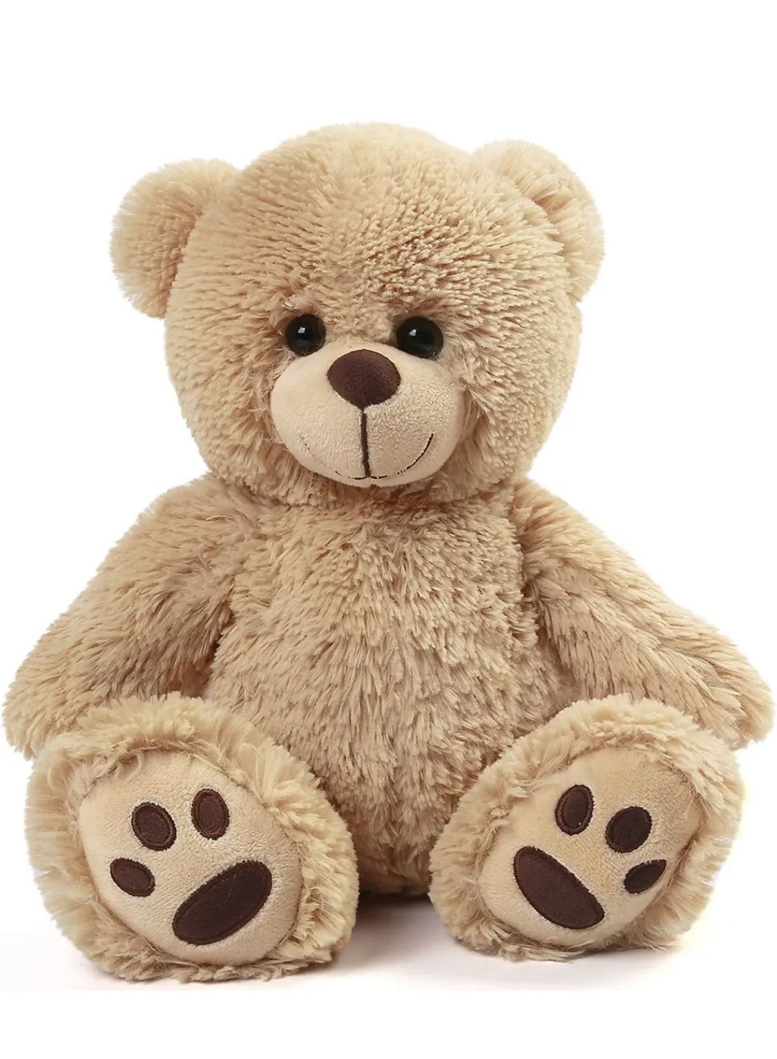 Teddy Bear Stuffed Animal, 15 Inch Brown Teddy Bear Plush Toy, Cute Hugging Gift