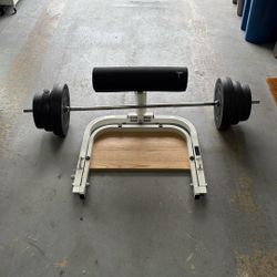 Barbell With Weights & Booty sprout 