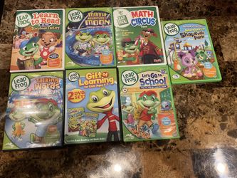 Baby toddler & Kids Leap Frog LEARNING DVDs 📀 