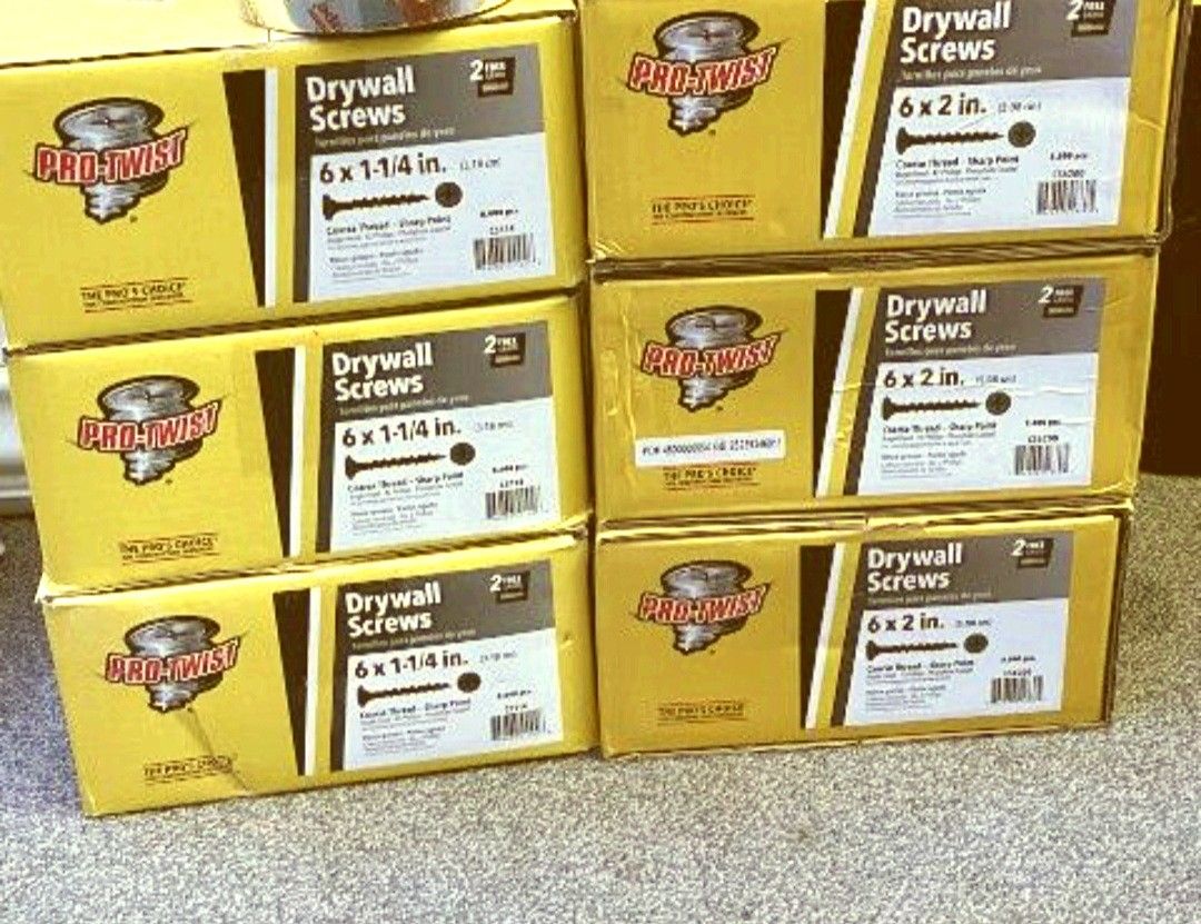 Drywall Screws 1 1/4 & 2 Inch
