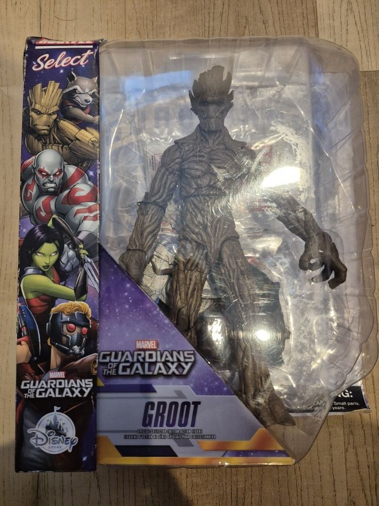 Disney Marvel Select Guardians Of The Galaxy Groot Special Collectors Edition Action Figure