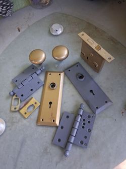 Old vintage door hardware