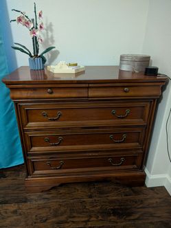 Cherry wood dresser