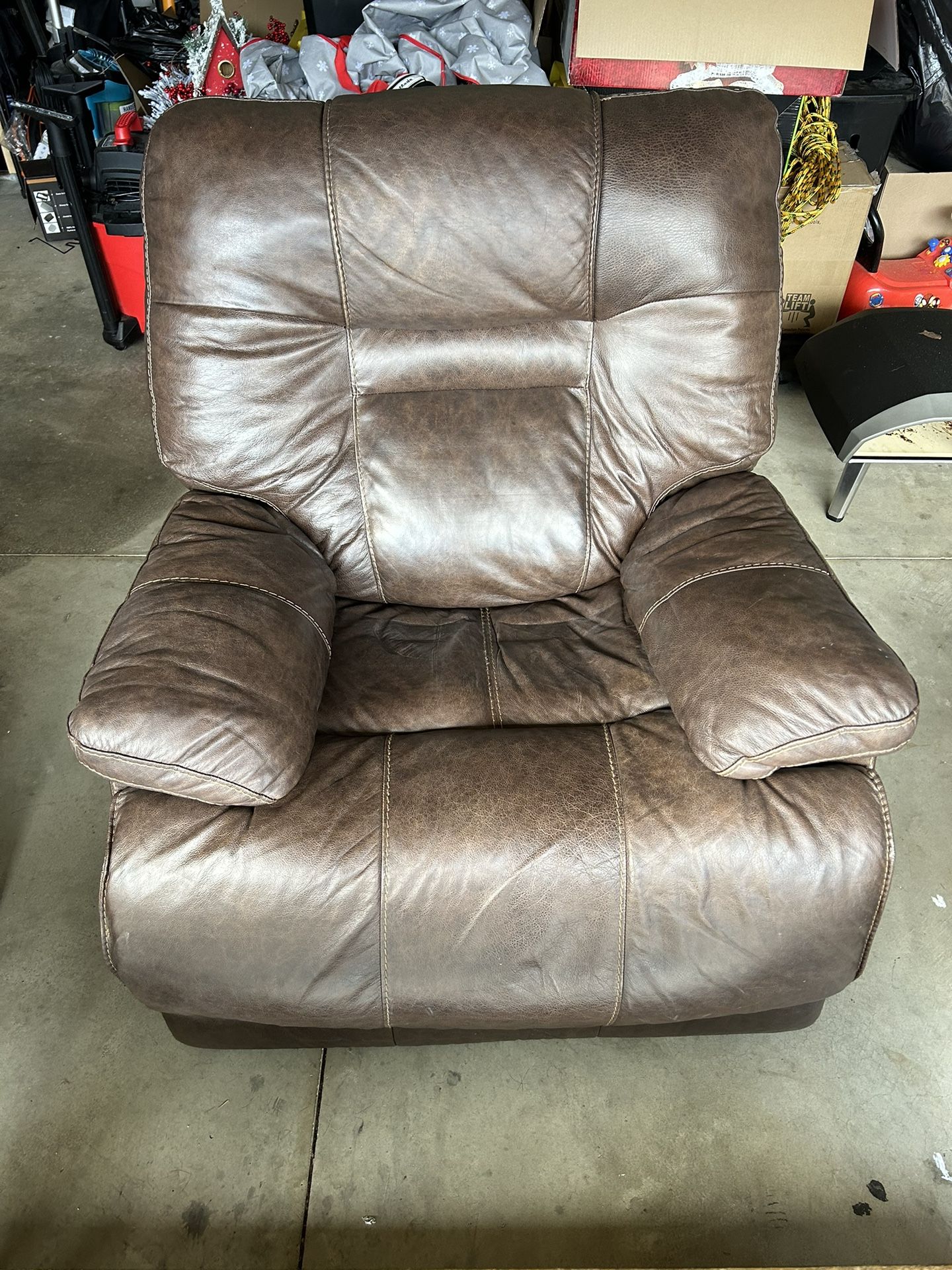 Leather Recliner 