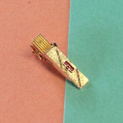 Vintage gold tie bar