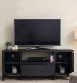 Modern Dark Wood TV Stand / Media Console