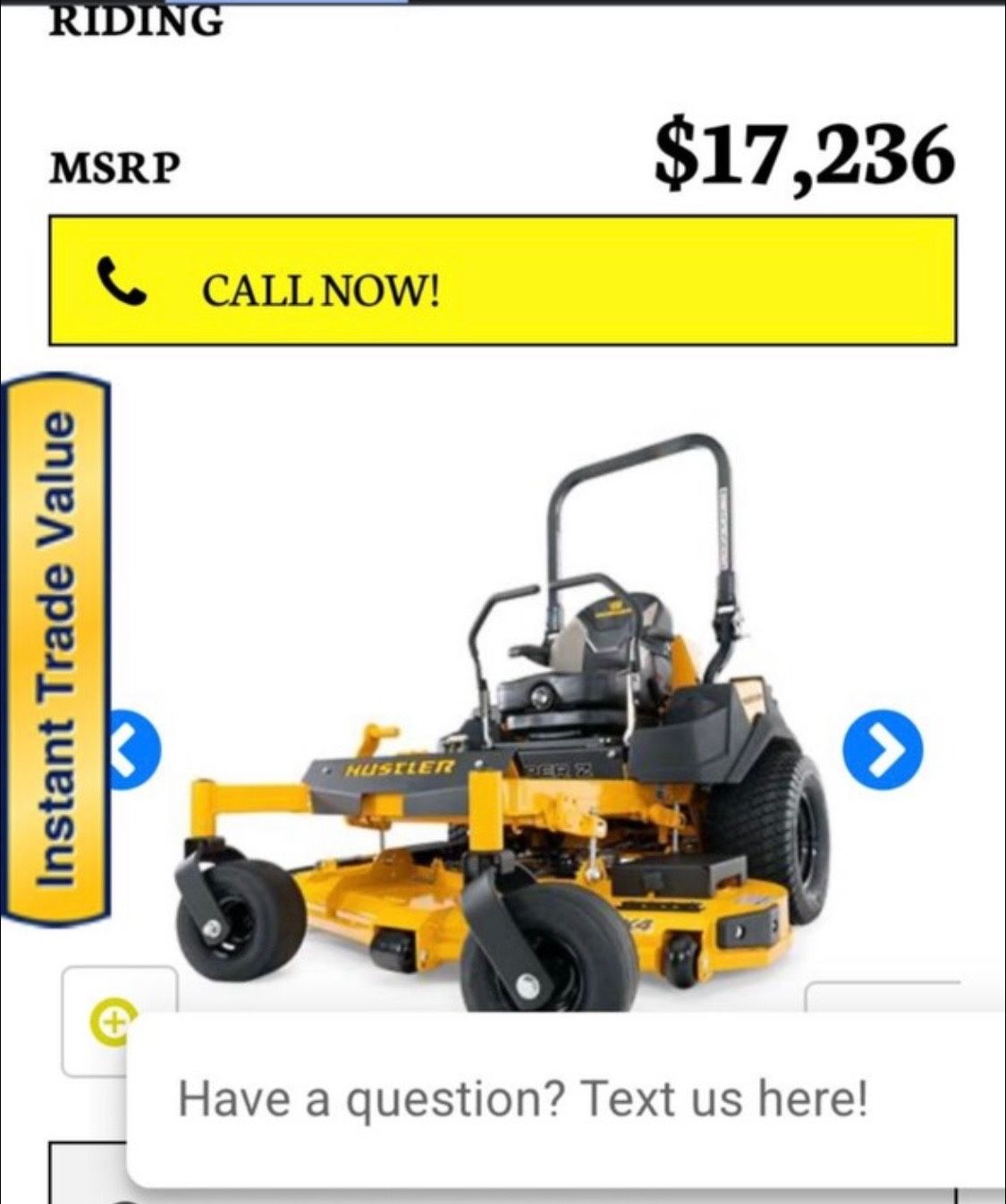Standing And Sitting Mowers