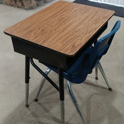 Used School Desk With Chair Combo
