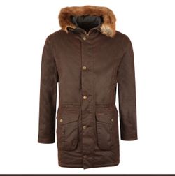 Authentic Barbour "Gisburne" Heavy Winter Wax Parka