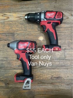Milwaukee impact or drill m18 EACH $55 or Both $100 Firm Price 🔥 pick up in Van Nuys