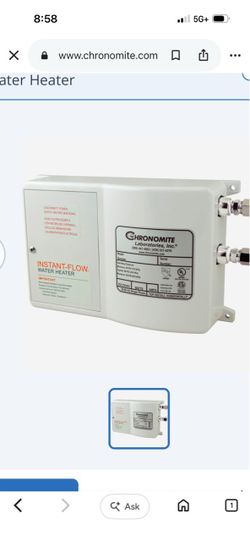 Chronomite instant-flow SR electric  tankless water heater