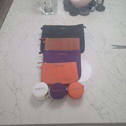 Joy Mangano Zipper Pouch Set & Extras