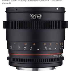 Rokinon DS 85MM T1.5 Cine DS Lens