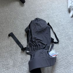 GROWNSY Comfy-Air Breathable Baby Carrier Newborn, 2-in-1 Mesh Baby Wraps Carrier for 7-35lbs, T-Webbing Zone Support, Ergonomic and Lightweight, Dark