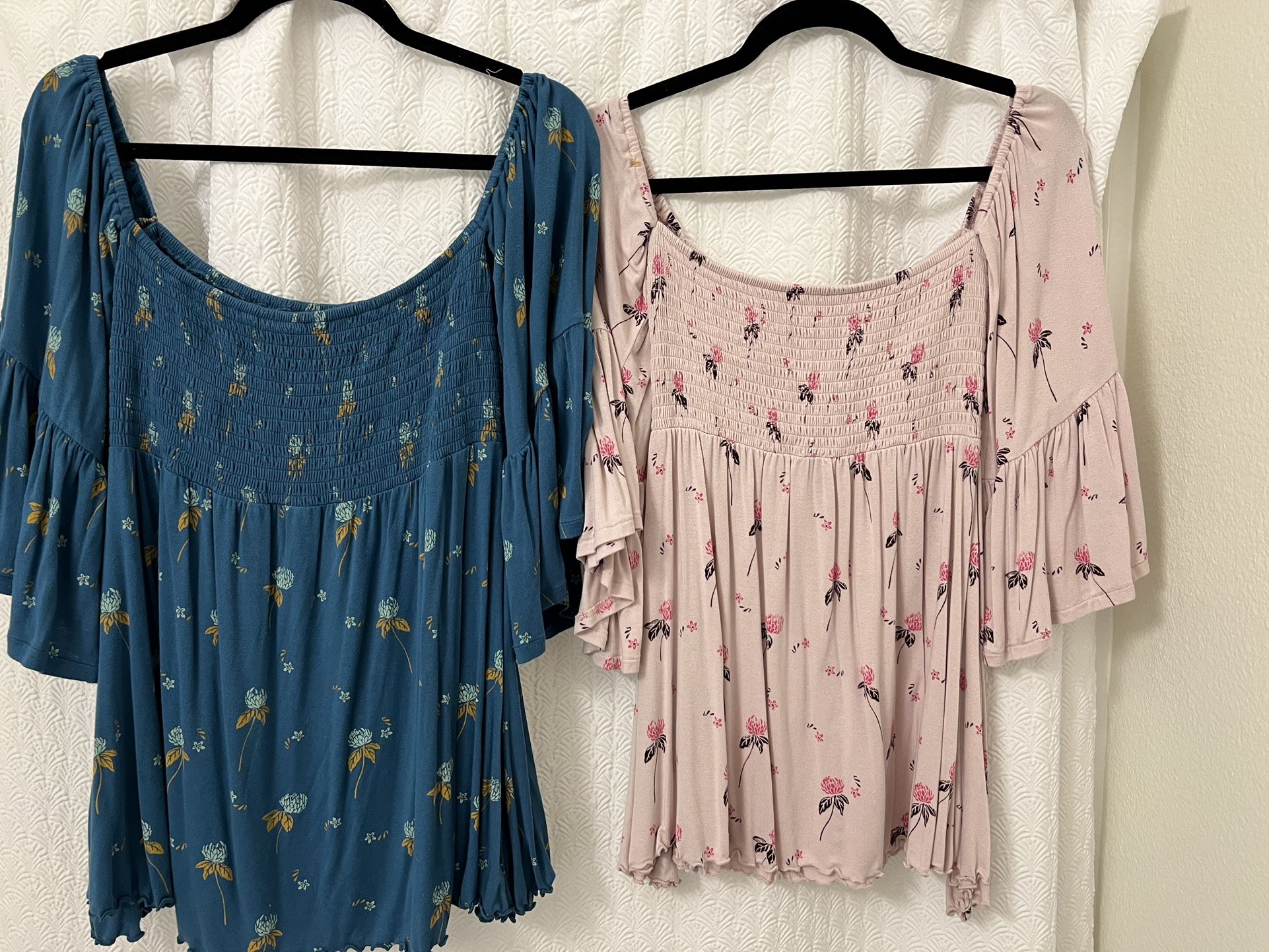 Two “Free People” Off The Shoulder Tops