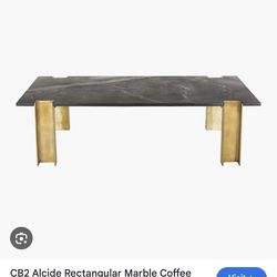 Cb2 marble coffee table