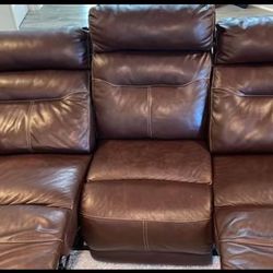 REAL LEATHER Power Reclining Sofas