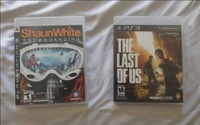 PlayStation 3 games. Shaun White Snowboarding, The Last of Us. PS3 games.