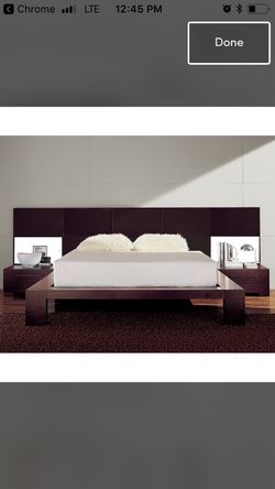 King size platform bed brand new in box. NIB
