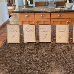 Gold Frames/Wedding Table Frames - Price Is Per Frame