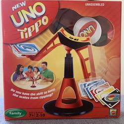 UNO Tippo Family Card Game 2009 Mattel - Discontinued Game - Complete 
